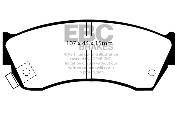 EBC Brakes DP2762 комплект...