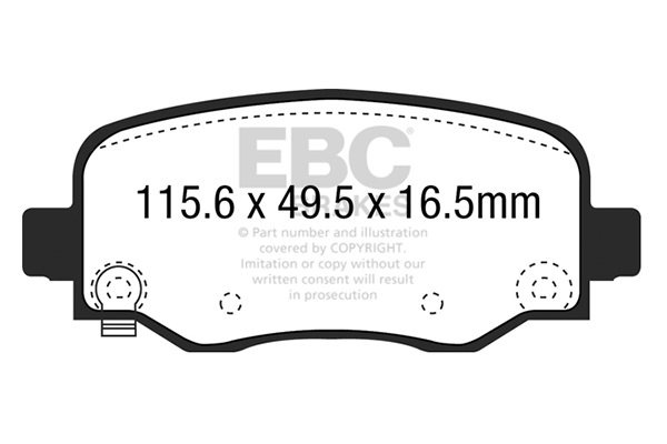 EBC Brakes DP63031 комплект...