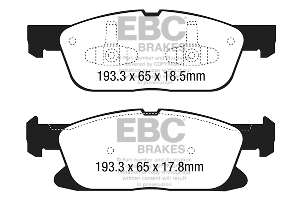 EBC Brakes DP43046R...