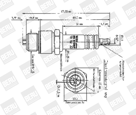 BERU by DRiV Z182 Spark Plug