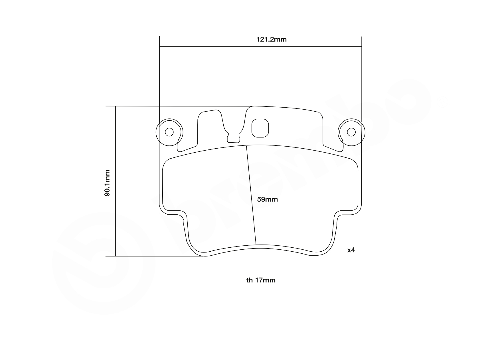 BREMBO 07.B314.15 UPGRADE, SPORT | HP2000 High Performance Brake Pad Set for PORSCHE
