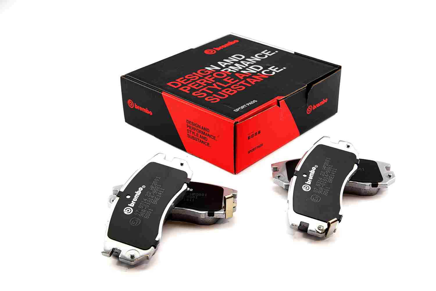 BREMBO 07.B314.22 UPGRADE, SPORT | HP2000 Hochleistungs-Bremsbelagsatz