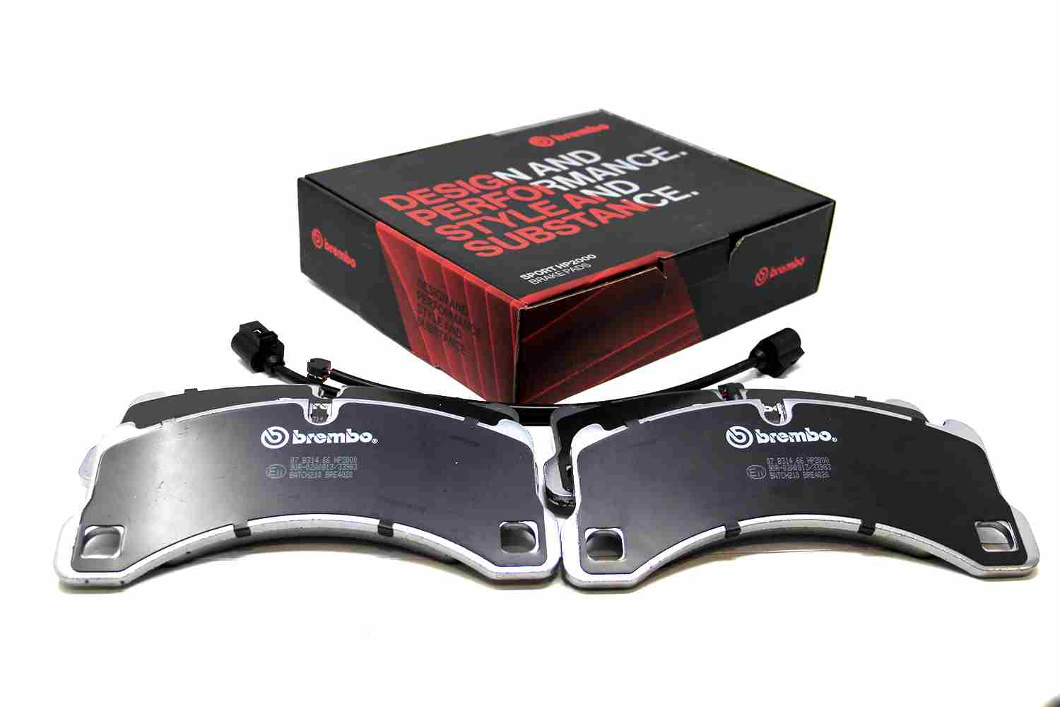 BREMBO 07.B314.66 UPGRADE, SPORT | HP2000 Hochleistungs-Bremsbelagsatz