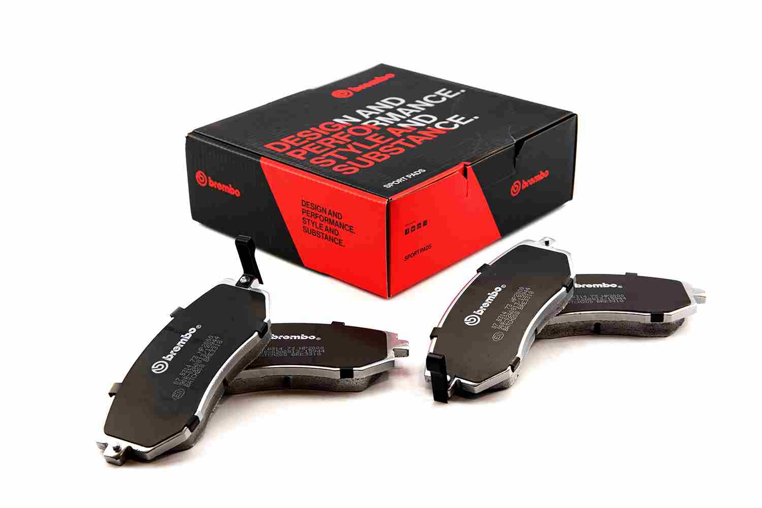 BREMBO 07.B314.73 UPGRADE, SPORT | HP2000 Hochleistungs-Bremsbelagsatz