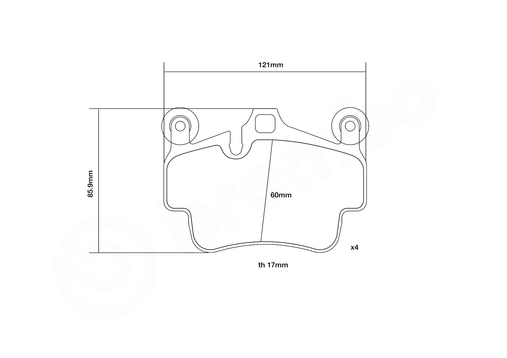 BREMBO 07.B314.85 UPGRADE, SPORT | HP2000 High Performance Brake Pad Set for PORSCHE