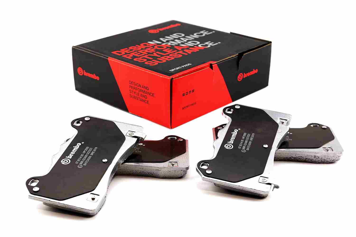 BREMBO 07.B314.95 UPGRADE, SPORT | HP2000 Hochleistungs-Bremsbelagsatz
