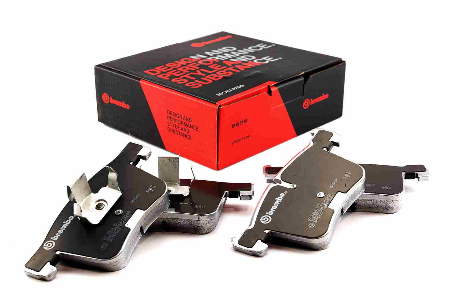 BREMBO 07.B314.98 UPGRADE, SPORT | HP2000 Hochleistungs-Bremsbelagsatz