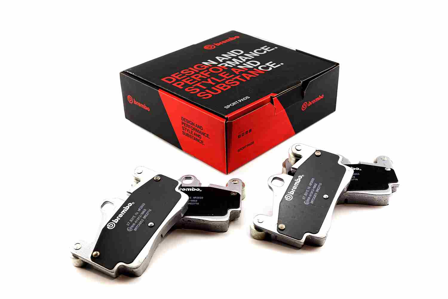 BREMBO 07.B315.16 UPGRADE, SPORT | HP2000 Hochleistungs-Bremsbelagsatz