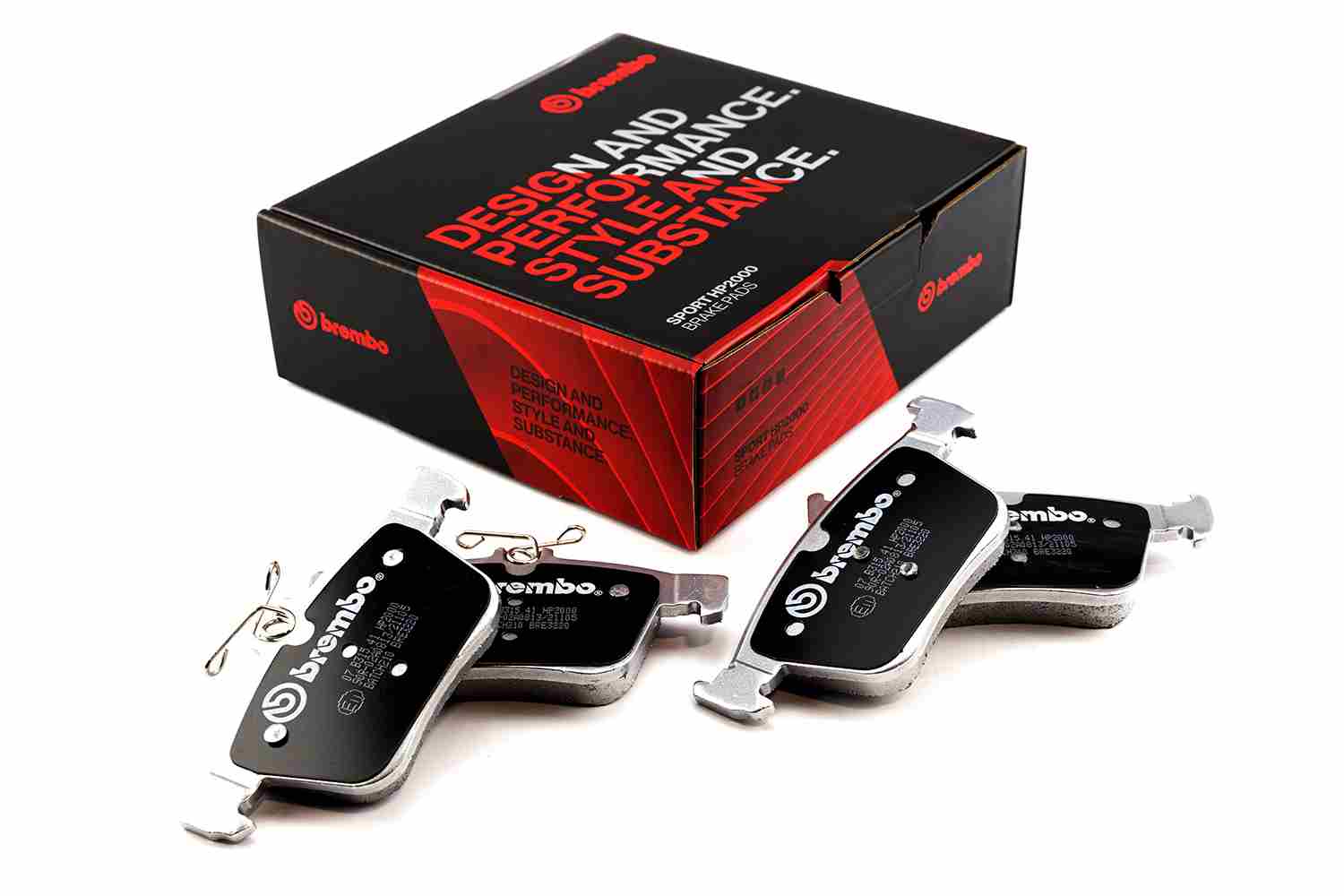 BREMBO 07.B315.41 UPGRADE, SPORT | HP2000 Hochleistungs-Bremsbelagsatz