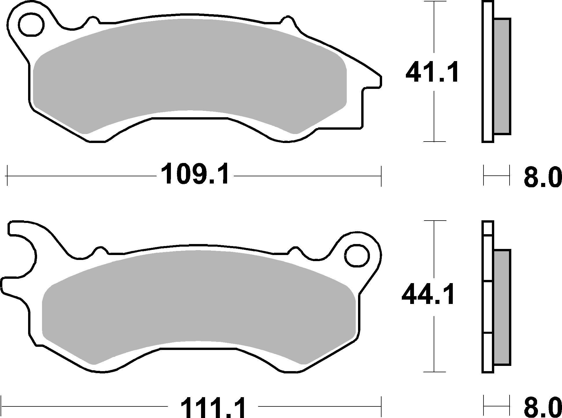 BREMBO 07090 PRIME - CarbonCeramic Bremsbelagsatz, Scheibenbremse