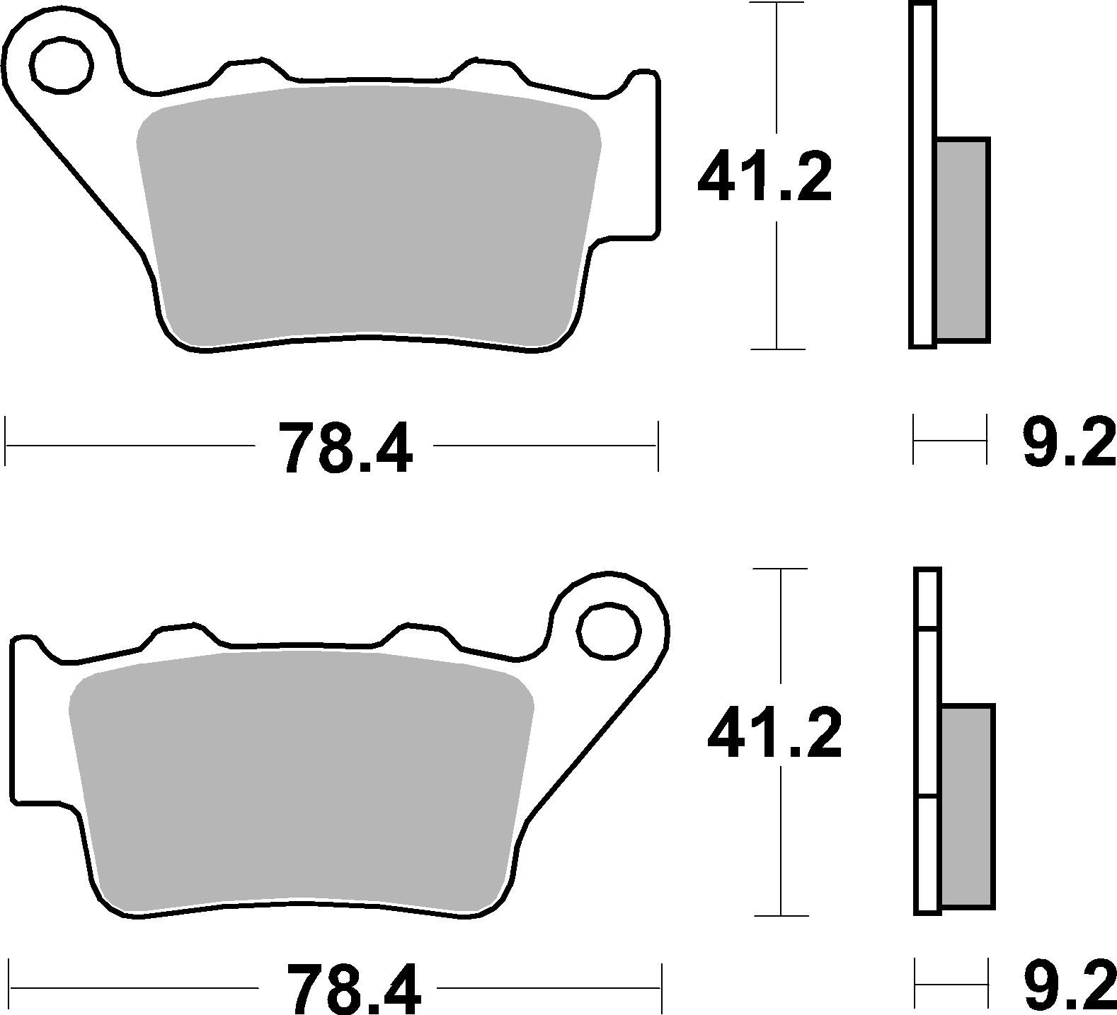 BREMBO 07BB02CC PRIME - CarbonCeramic - CC Bremsbelagsatz, Scheibenbremse