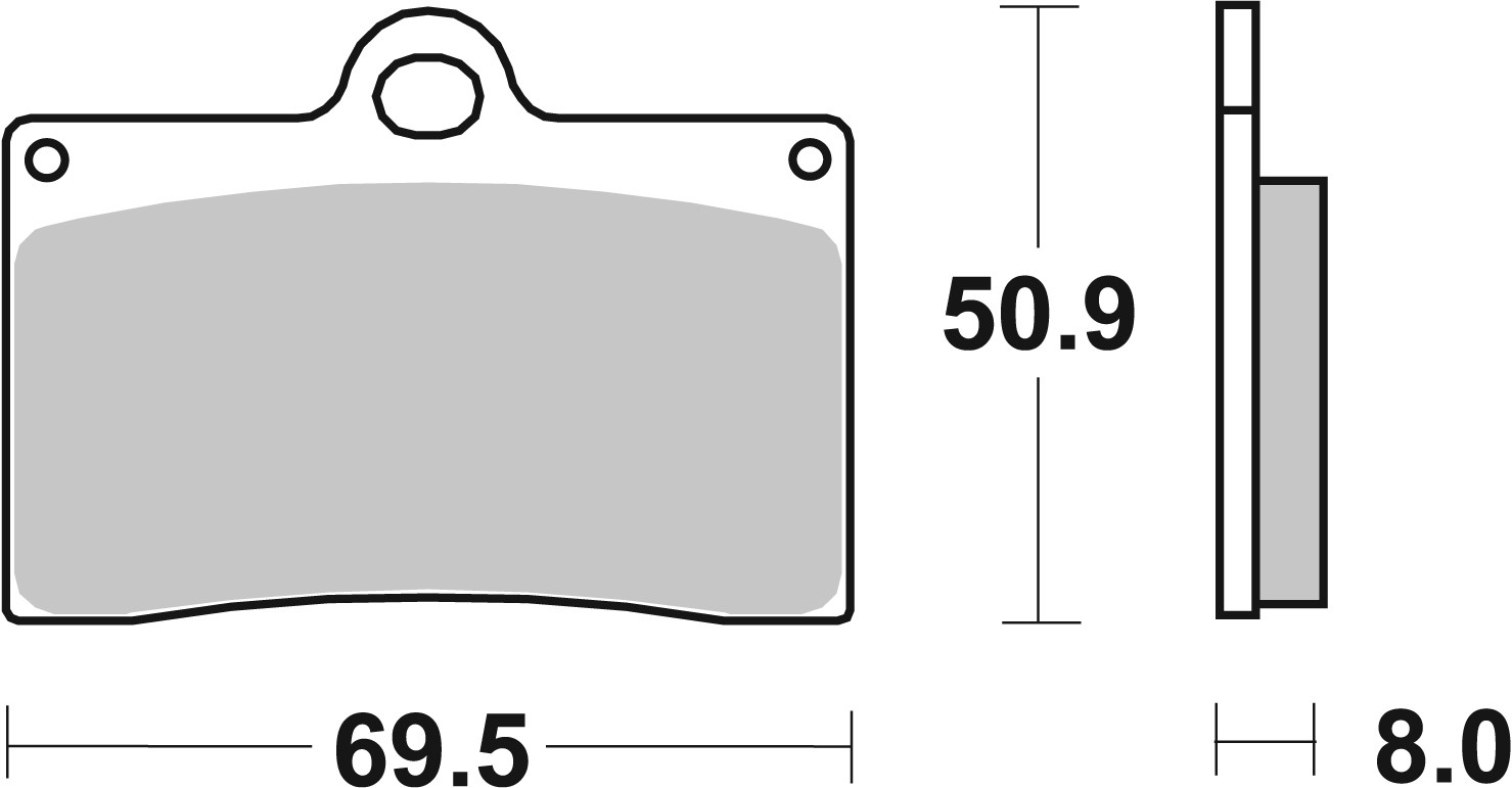 BREMBO 07BB1507 PRIME - CarbonCeramic - CC Bremsbelagsatz, Scheibenbremse