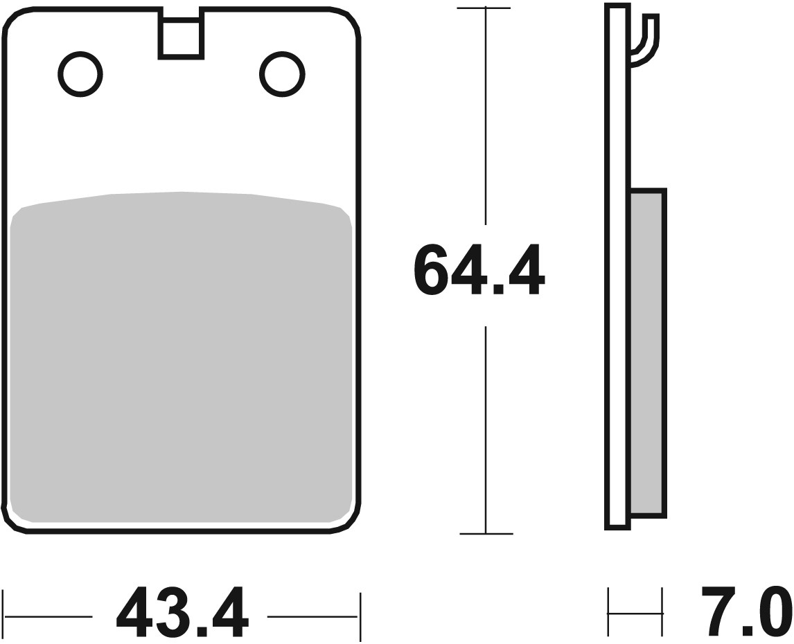 BREMBO 07GR1001 PRIME - CarbonCeramic - CC Bremsbelagsatz, Scheibenbremse
