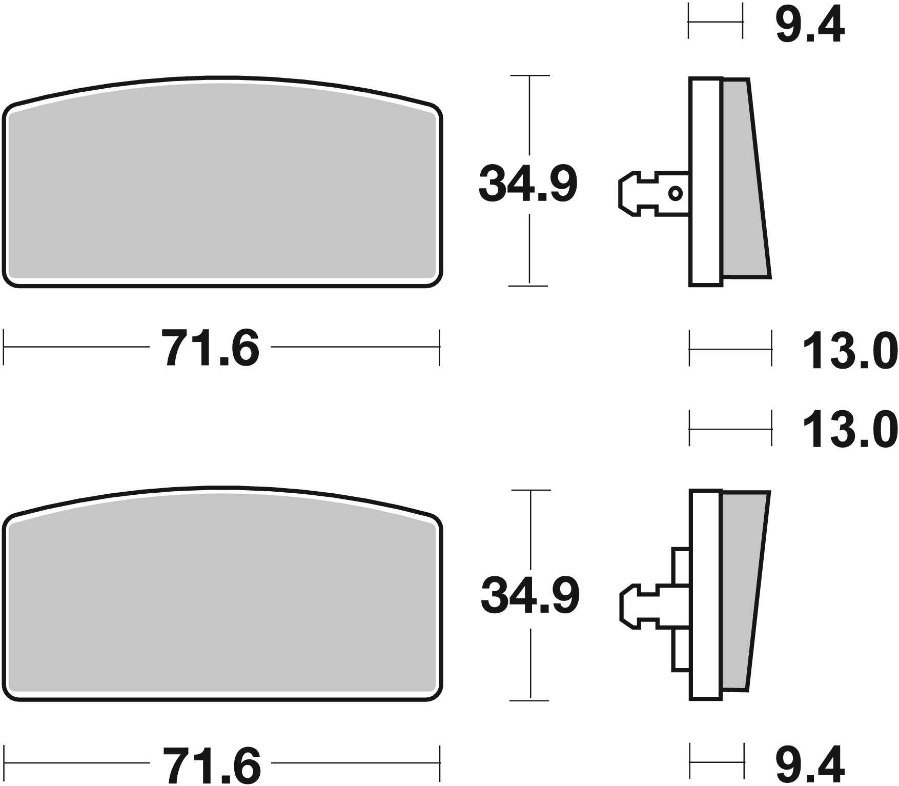 BREMBO 07GR5915 PRIME - CarbonCeramic Bremsbelagsatz, Scheibenbremse