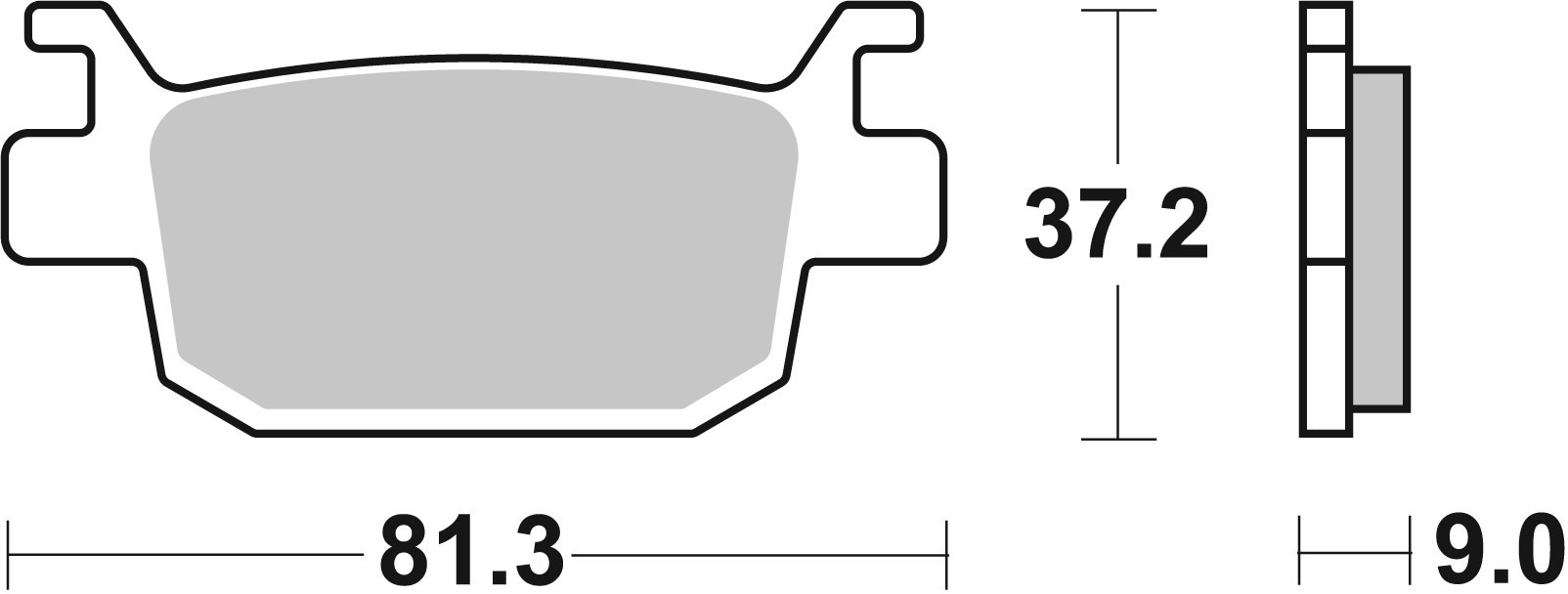 BREMBO 07GR93CC PRIME - CarbonCeramic - CC Bremsbelagsatz, Scheibenbremse