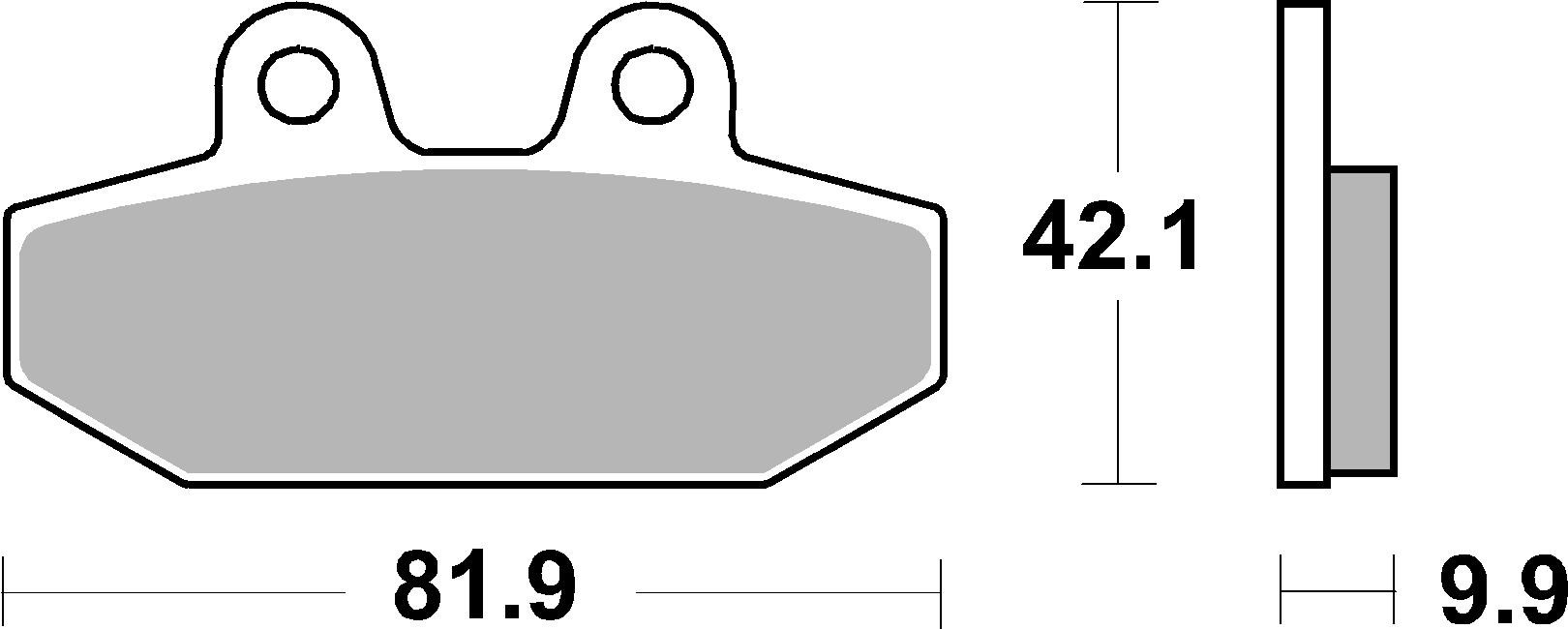 BREMBO 07HD23CC PRIME - CarbonCeramic - CC Bremsbelagsatz, Scheibenbremse