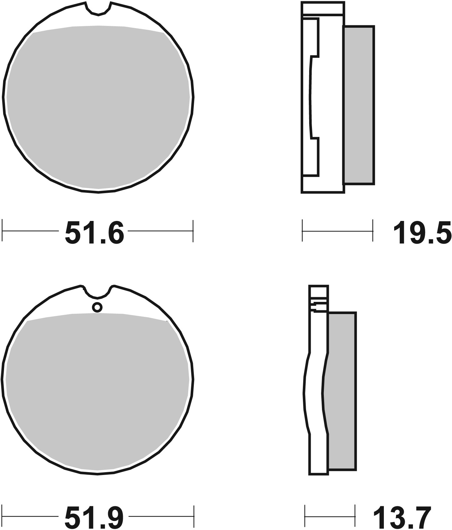 BREMBO 07HO0130 PRIME - CarbonCeramic Bremsbelagsatz, Scheibenbremse
