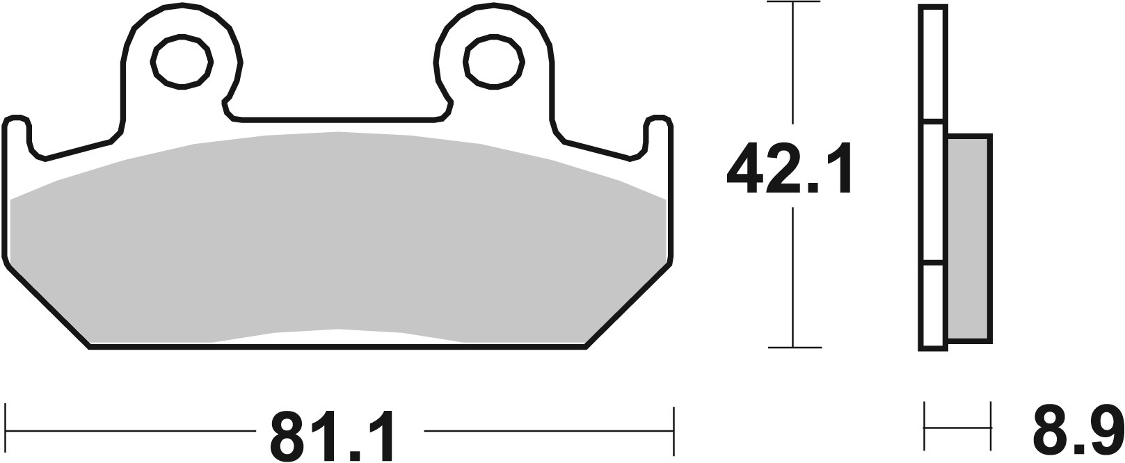 BREMBO 07HO2107 PRIME - CarbonCeramic - CC Bremsbelagsatz, Scheibenbremse