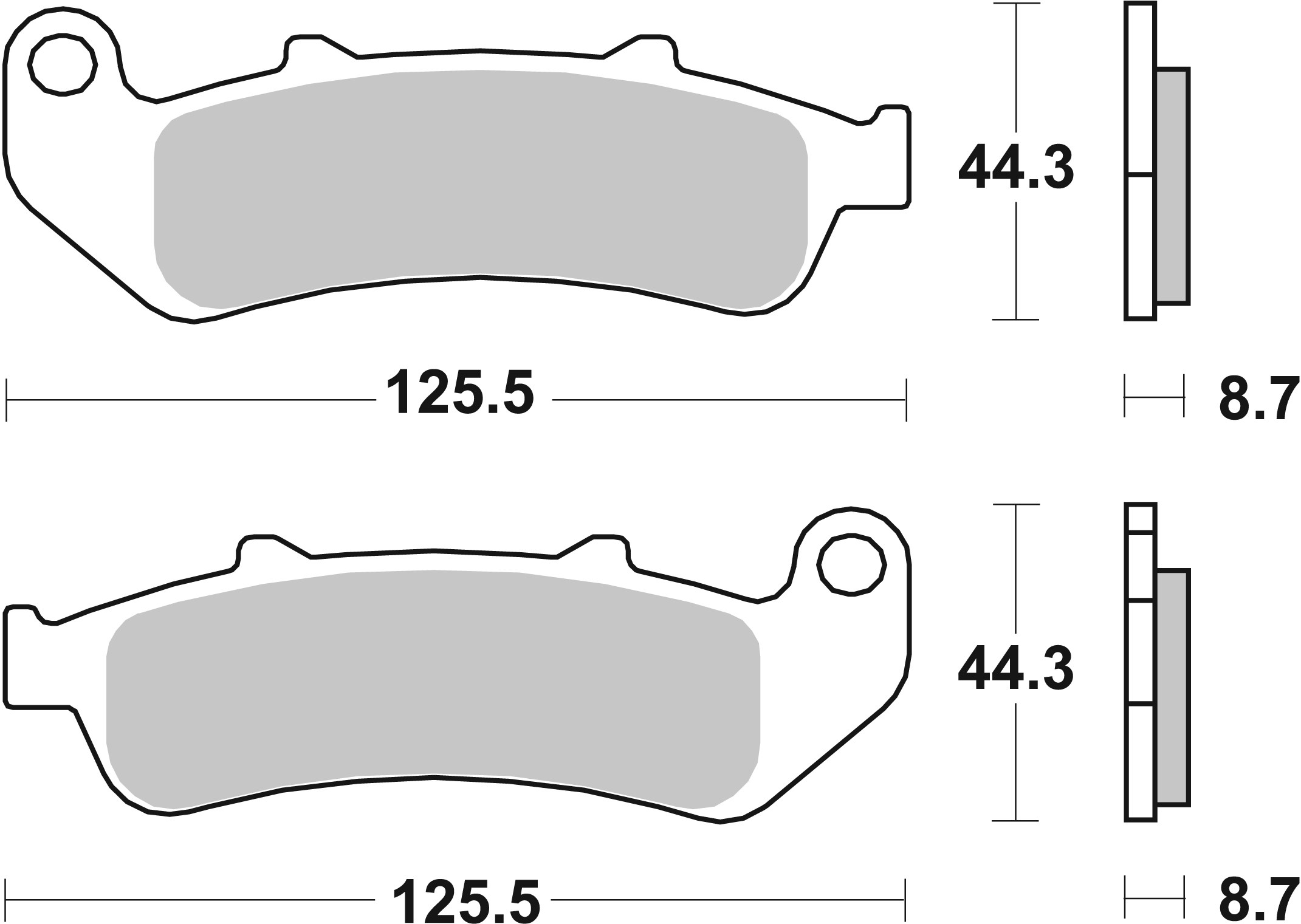 BREMBO 07HO3907 PRIME - CarbonCeramic - CC Bremsbelagsatz, Scheibenbremse