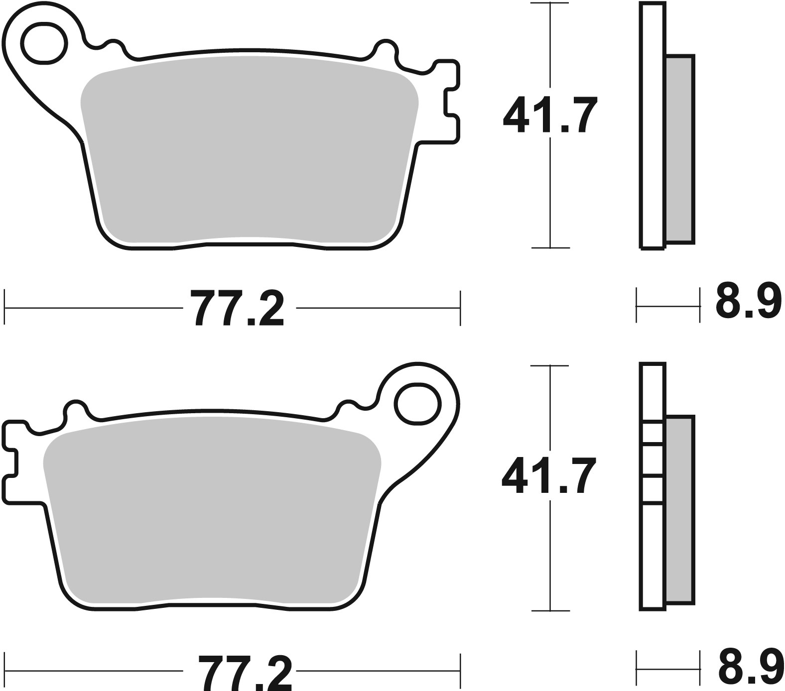 BREMBO 07HO5907 PRIME - CarbonCeramic - CC Bremsbelagsatz, Scheibenbremse
