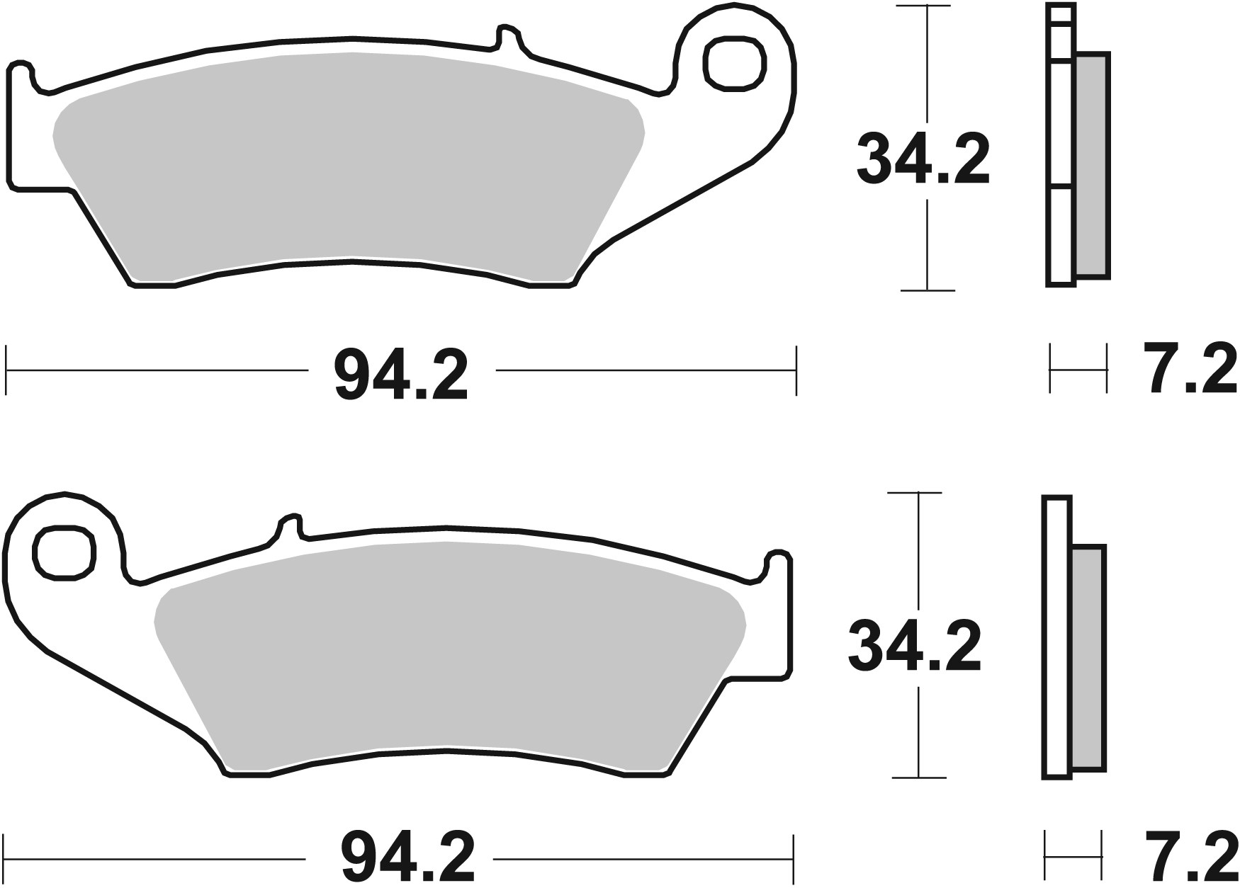 BREMBO 07KA1705 PRIME - CarbonCeramic - CC Bremsbelagsatz, Scheibenbremse