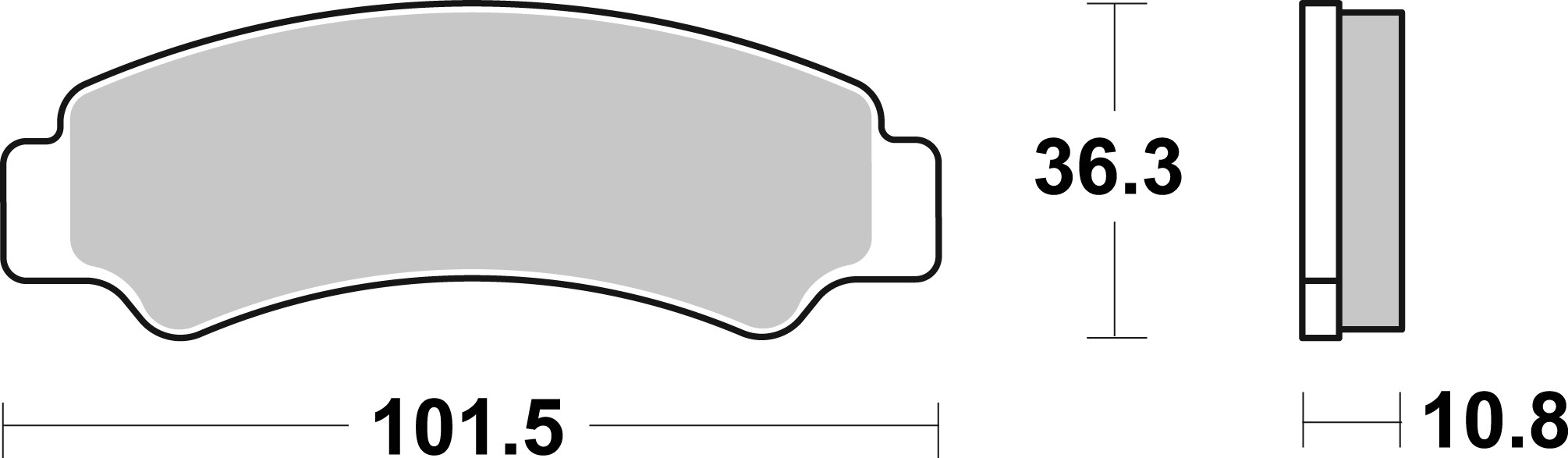 BREMBO 07KS08SD PRIME - Sinter - SD Bremsbelagsatz, Scheibenbremse