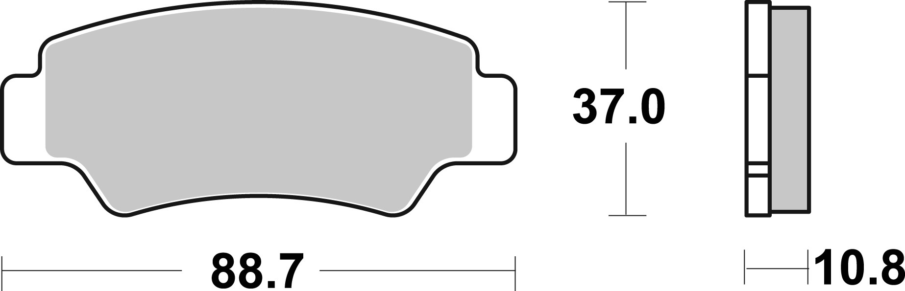 BREMBO 07KS09SD PRIME - Sinter - SD Bremsbelagsatz, Scheibenbremse