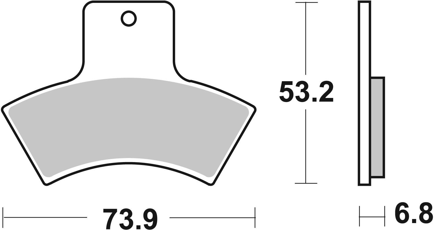 BREMBO 07PO04SD PRIME - Sinter - SD Bremsbelagsatz, Scheibenbremse