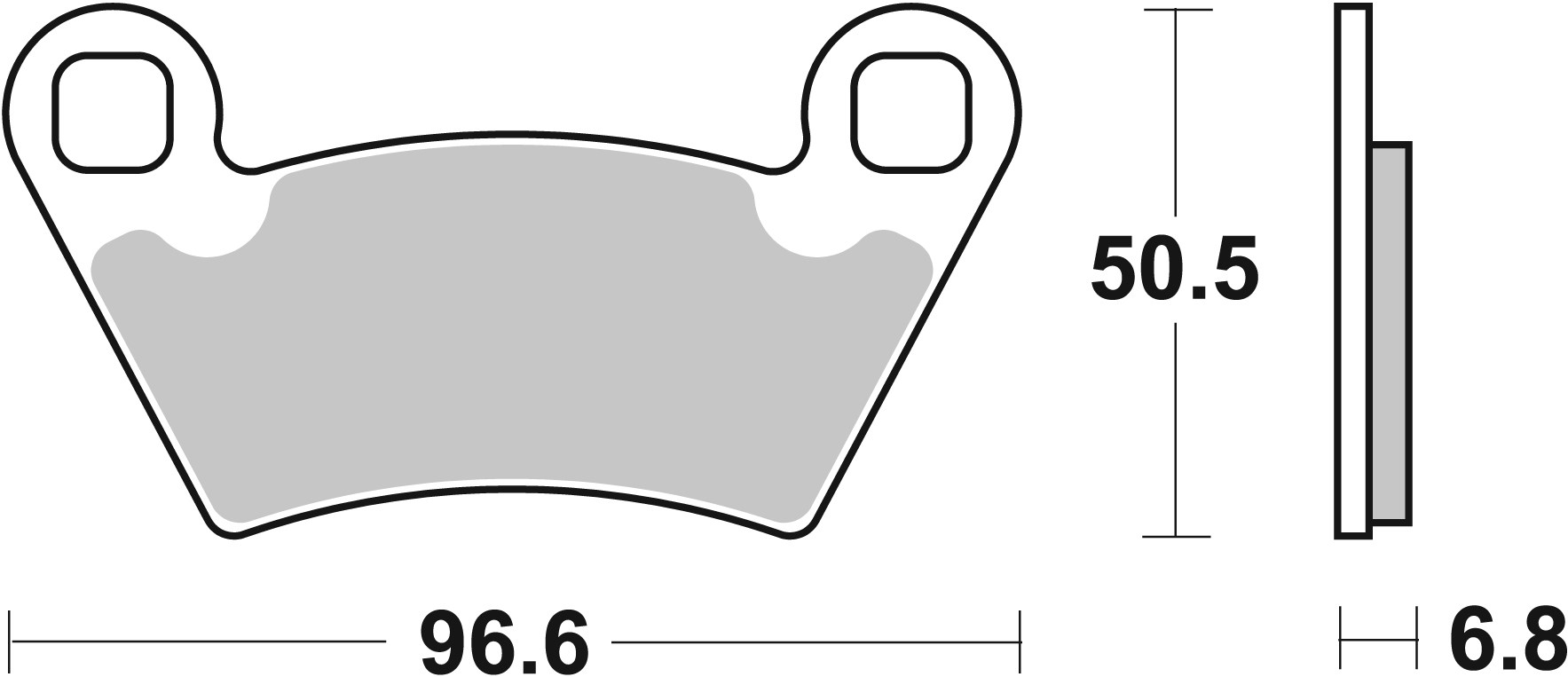 BREMBO 07PO07SD PRIME - Sinter - SD Bremsbelagsatz, Scheibenbremse