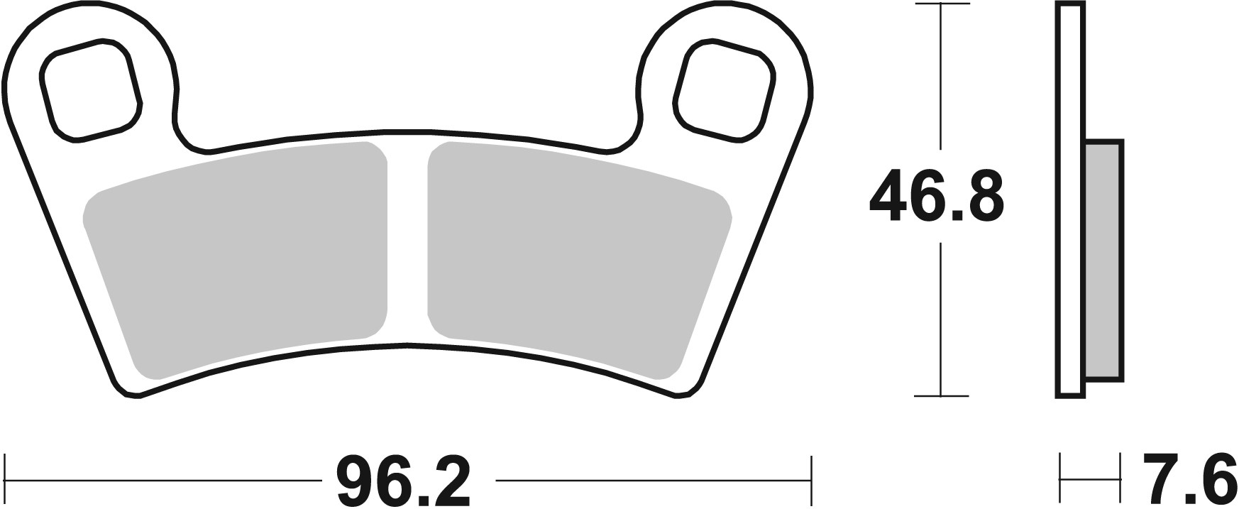 BREMBO 07PO09SD PRIME - Sinter - SD Bremsbelagsatz, Scheibenbremse