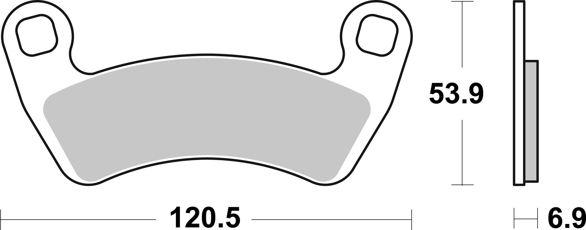 BREMBO 07PO17SD PRIME - Sinter - SD Bremsbelagsatz, Scheibenbremse