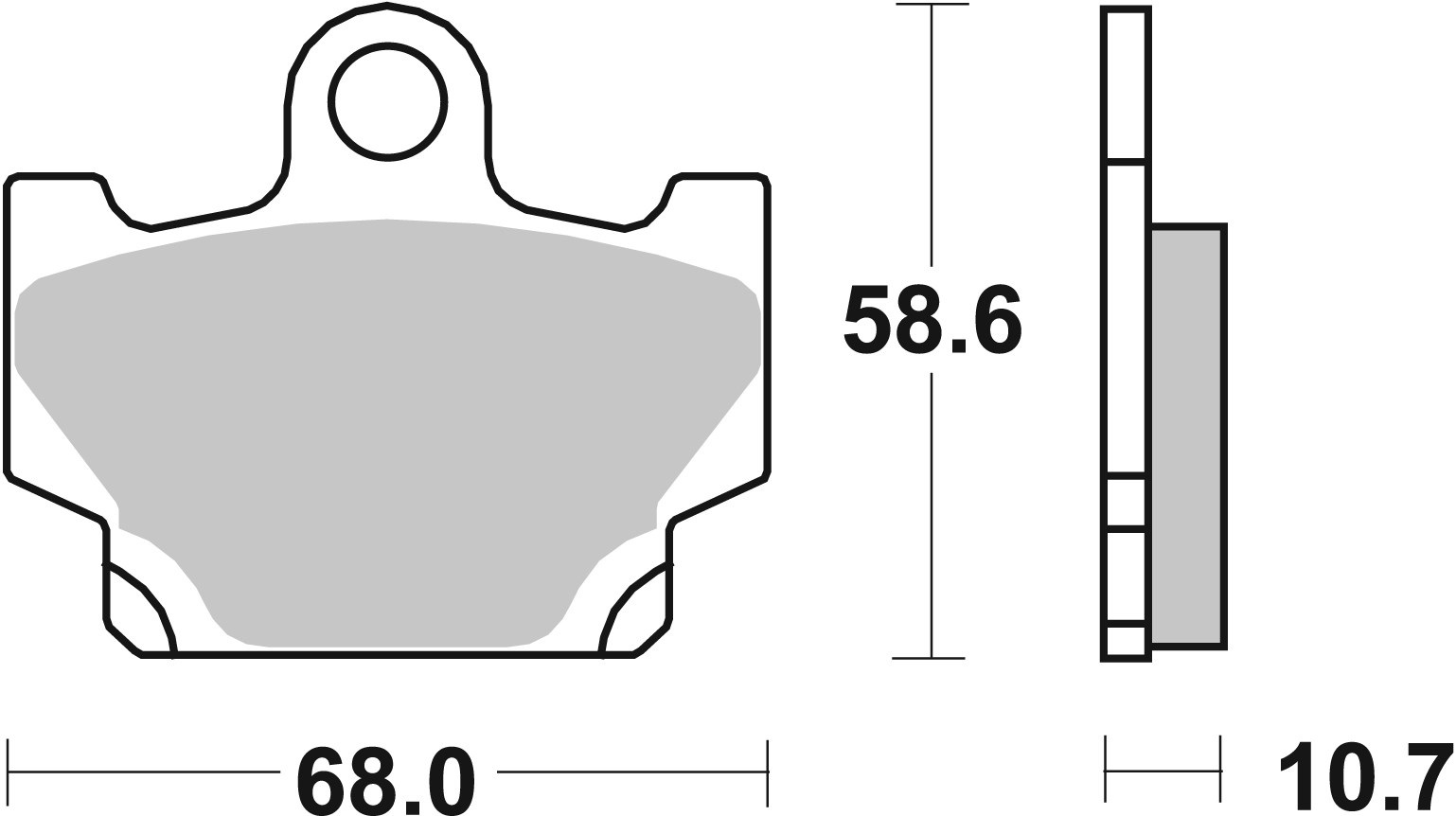 BREMBO 07YA1011 PRIME - CarbonCeramic Bremsbelagsatz, Scheibenbremse