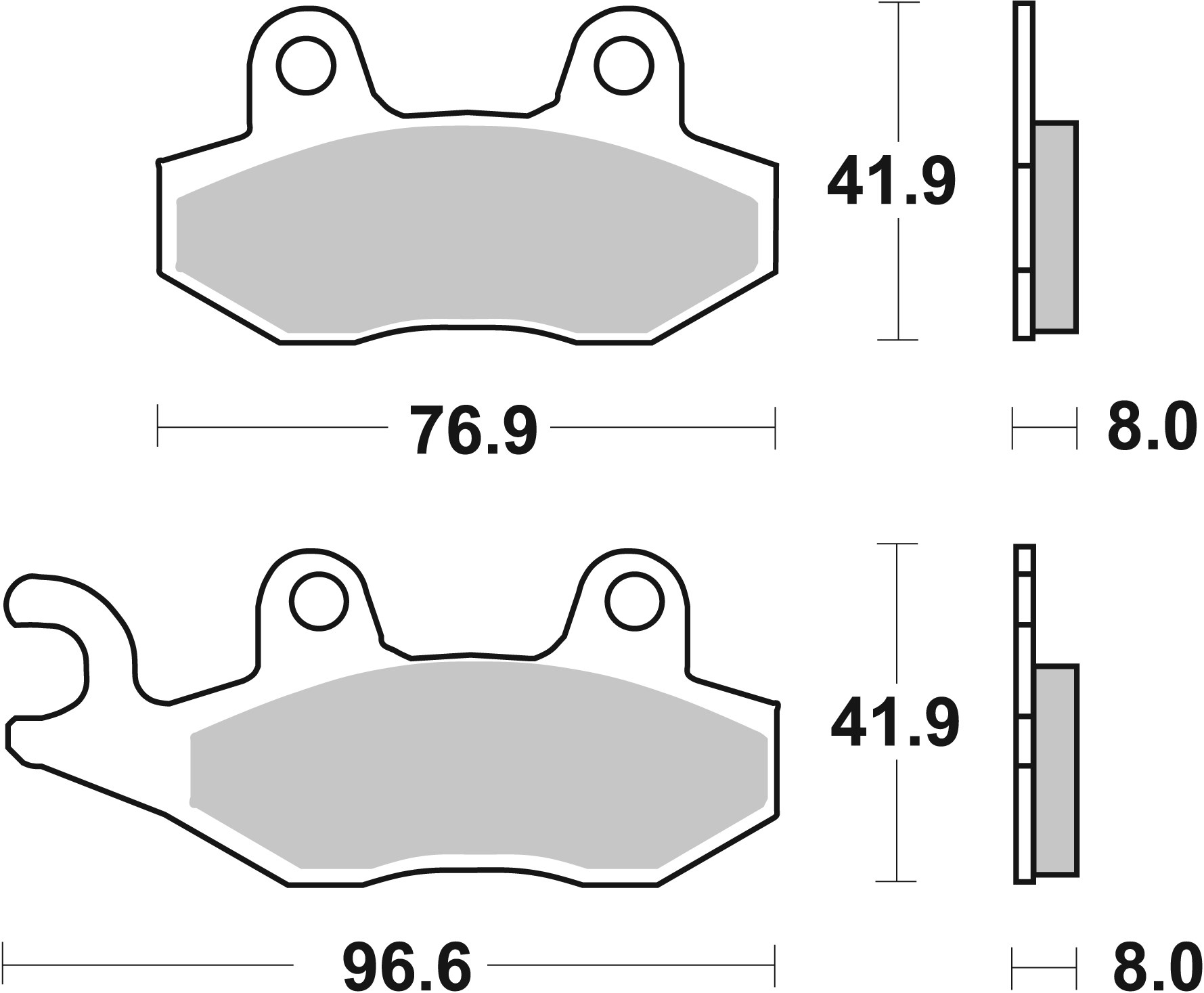 BREMBO 07YA21LA PRIME -  Sinter - LA Bremsbelagsatz, Scheibenbremse