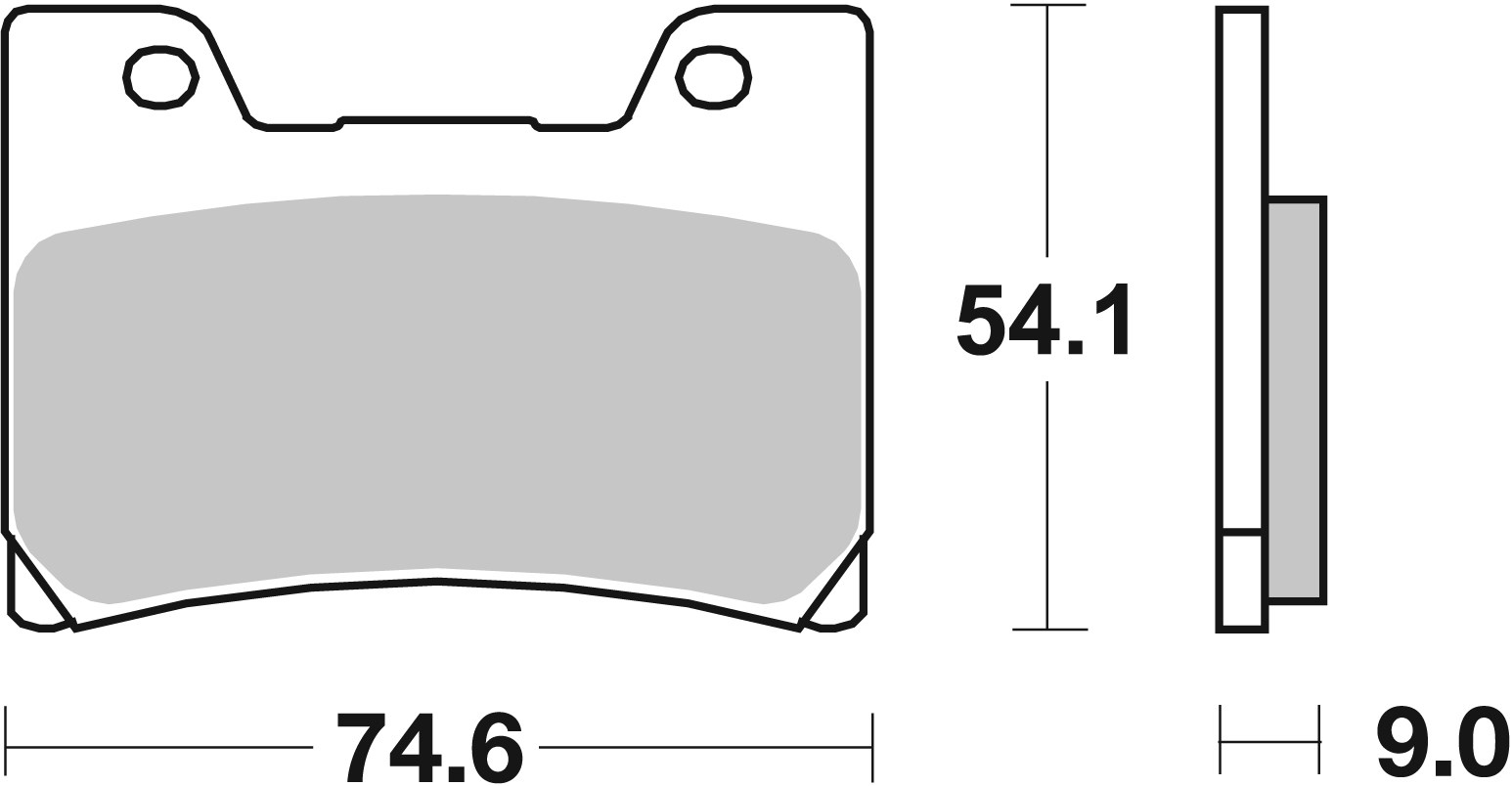 BREMBO 07YA2409 PRIME - CarbonCeramic - CC Bremsbelagsatz, Scheibenbremse