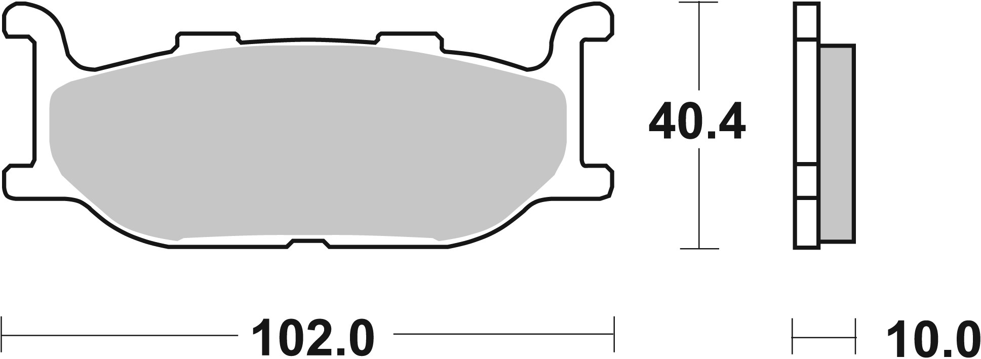 BREMBO 07YA2709 PRIME - CarbonCeramic - CC Bremsbelagsatz, Scheibenbremse