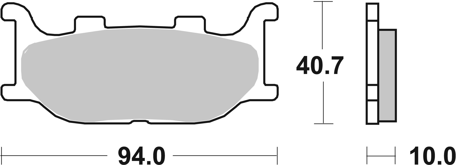 BREMBO 07YA3408 PRIME - CarbonCeramic - CC Bremsbelagsatz, Scheibenbremse