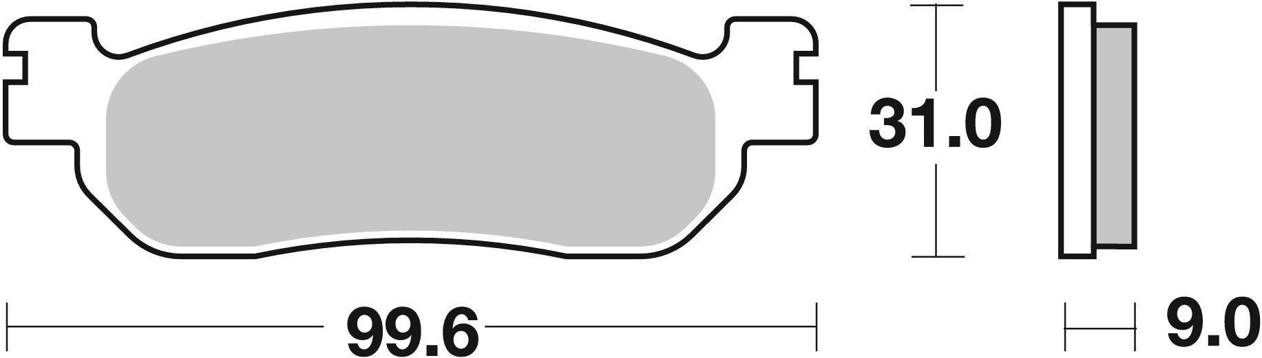BREMBO 07YA3707 PRIME - CarbonCeramic - CC Bremsbelagsatz, Scheibenbremse