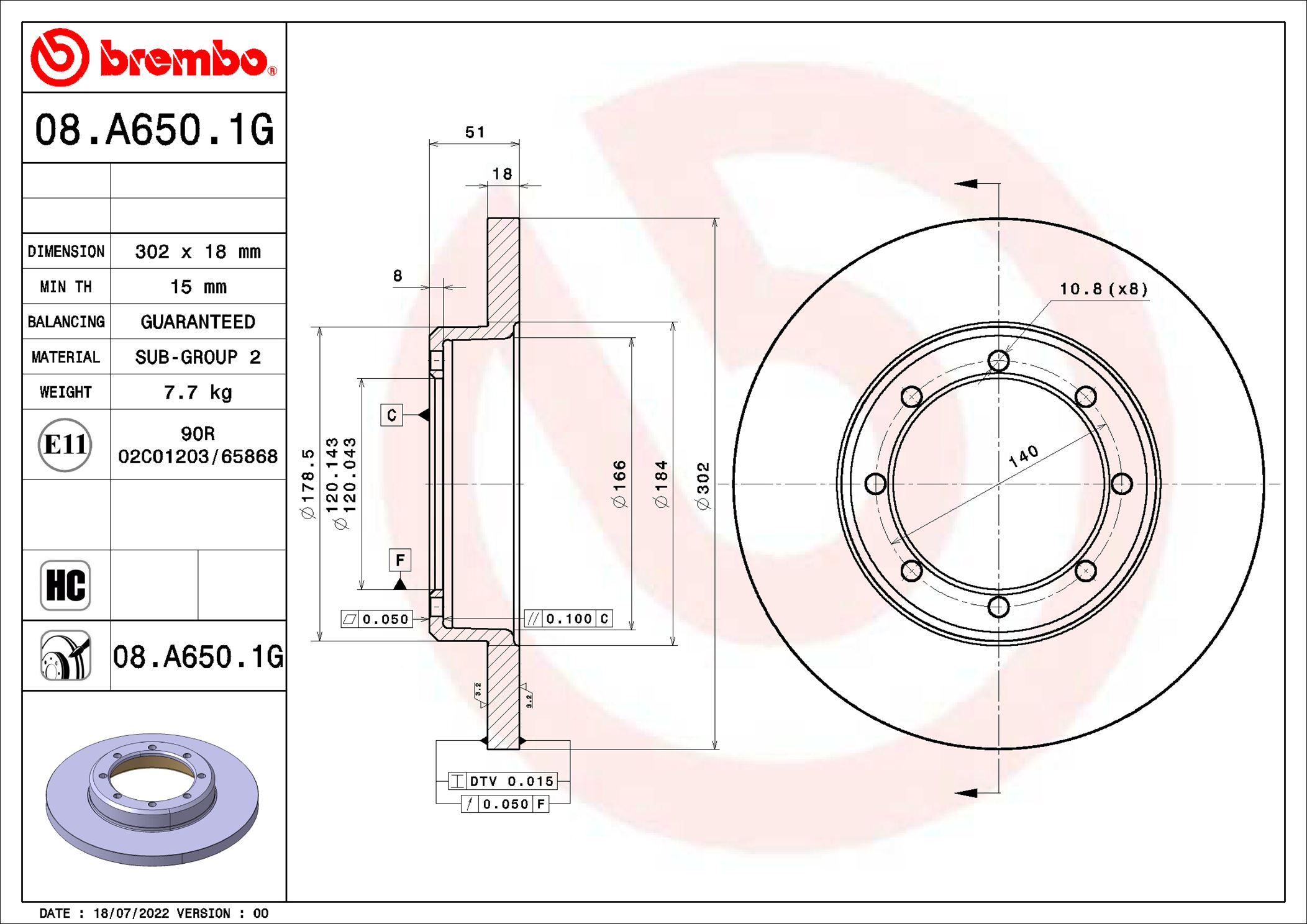 BREMBO KT 10 038 BEYOND...