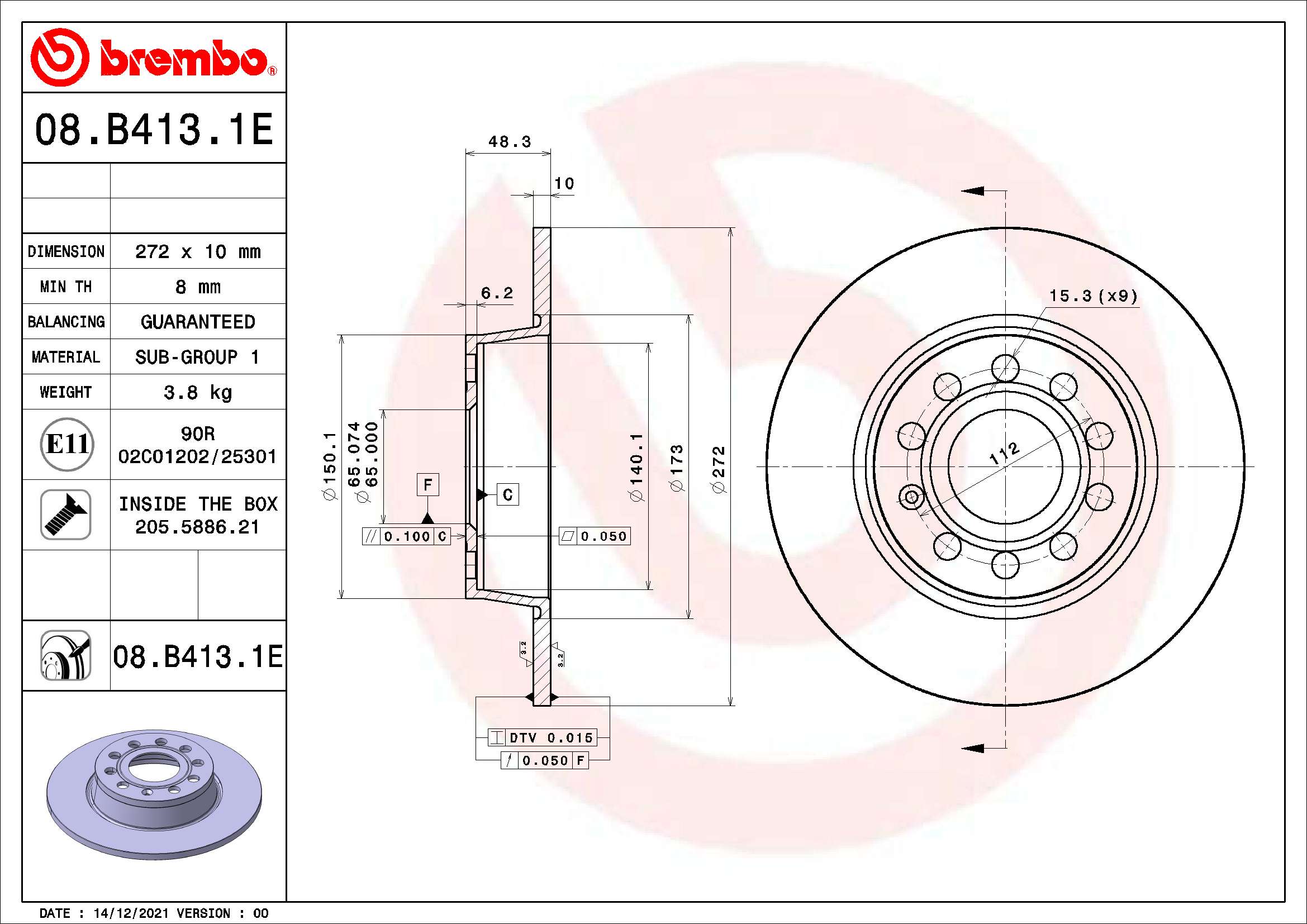 BREMBO KT 08 079 BEYOND...