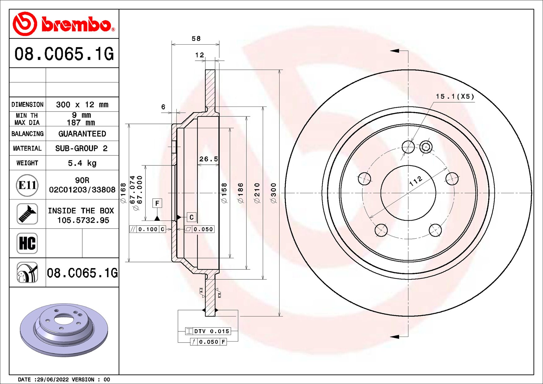 BREMBO KT 10 032 BEYOND...