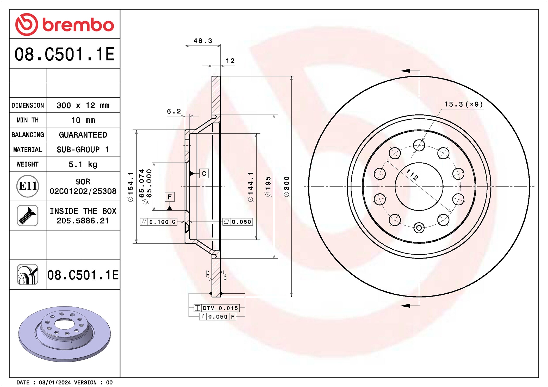 BREMBO KT 08 056 BEYOND...