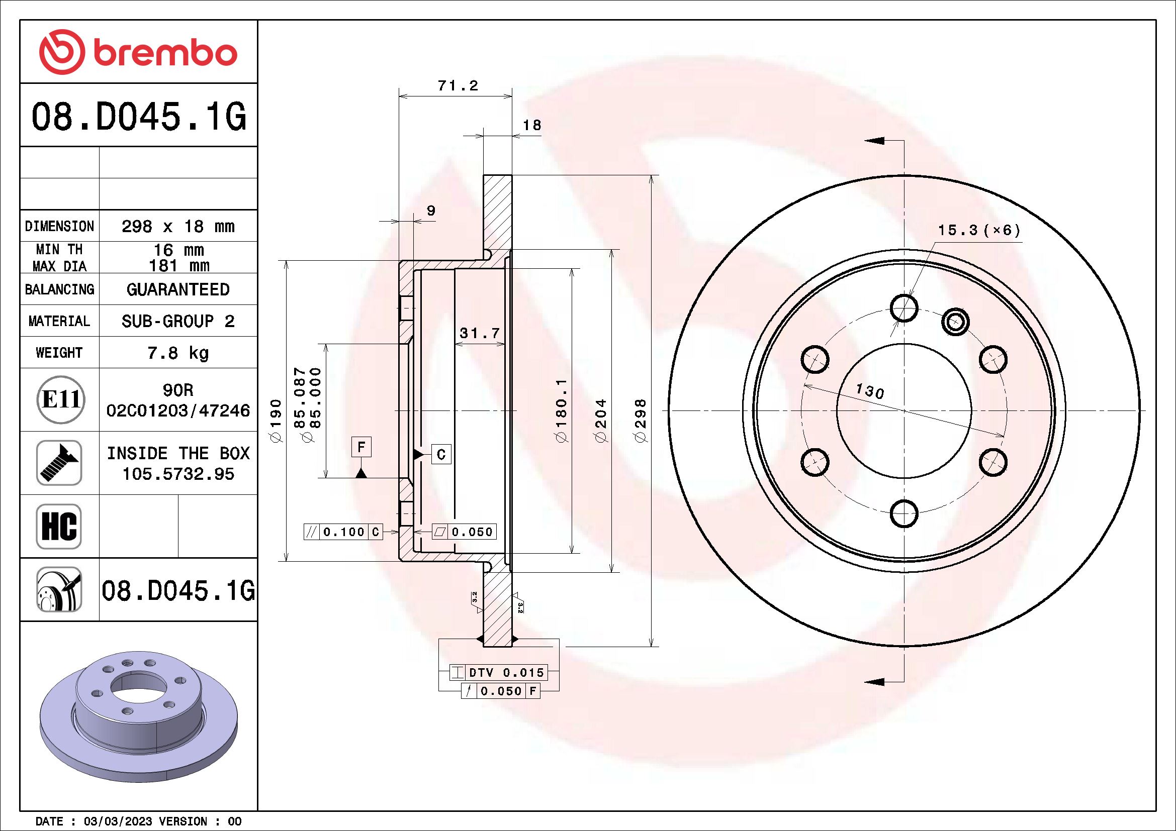BREMBO KT 10 055 BEYOND...