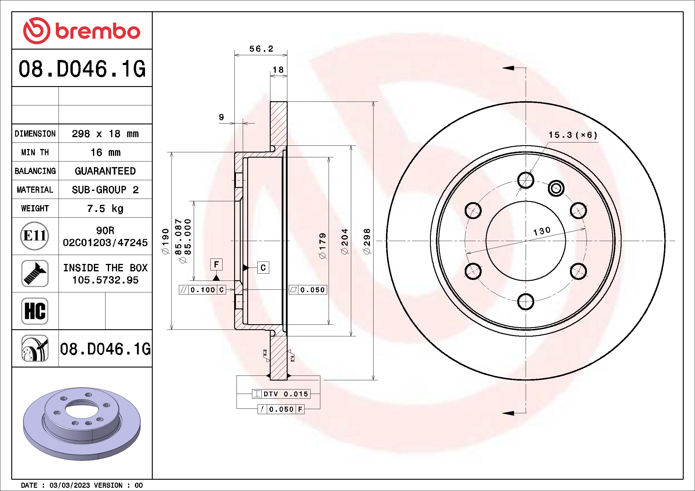BREMBO KT 10 056 BEYOND...