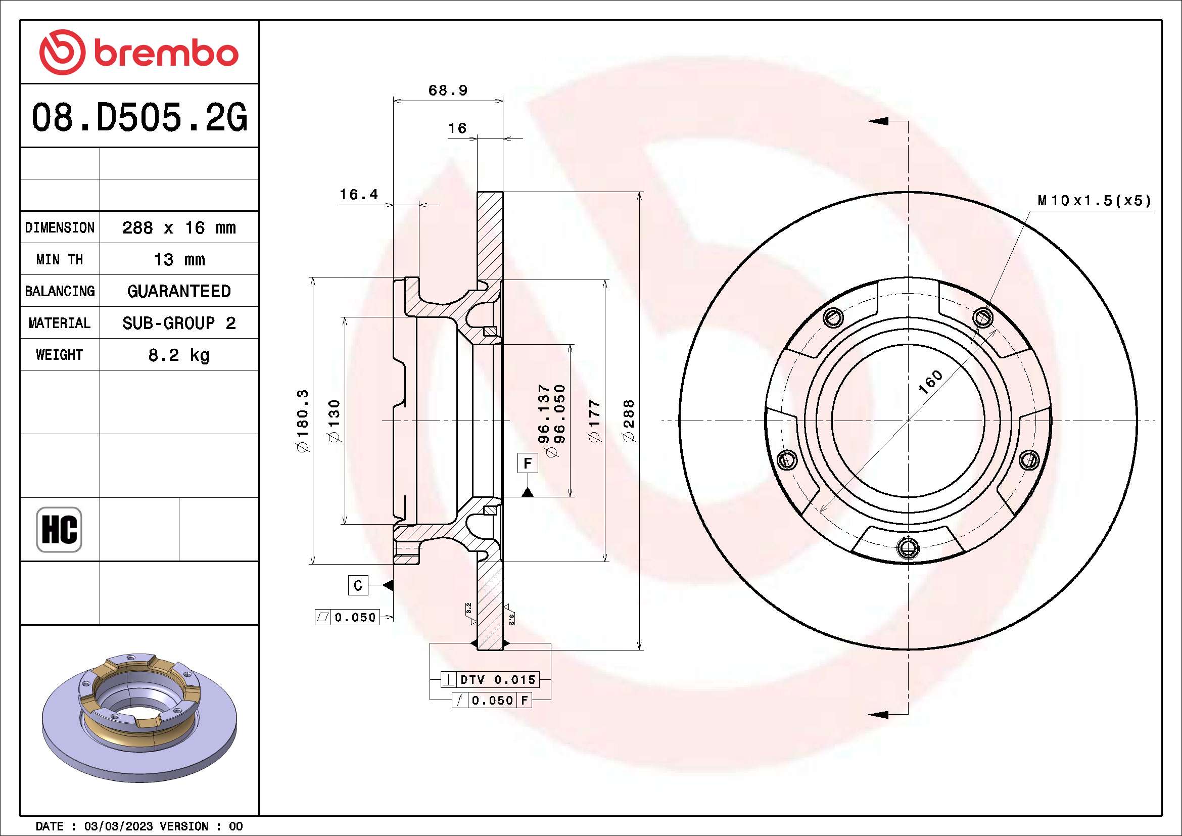 BREMBO KT 10 061 BEYOND...