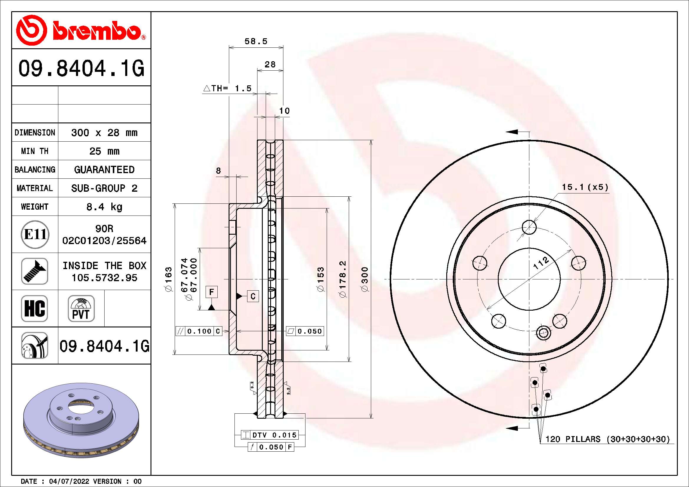 BREMBO KT 10 030 BEYOND...
