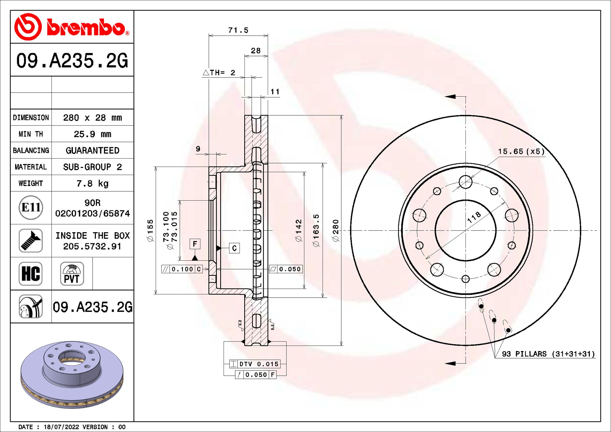 BREMBO KT 10 002 BEYOND...