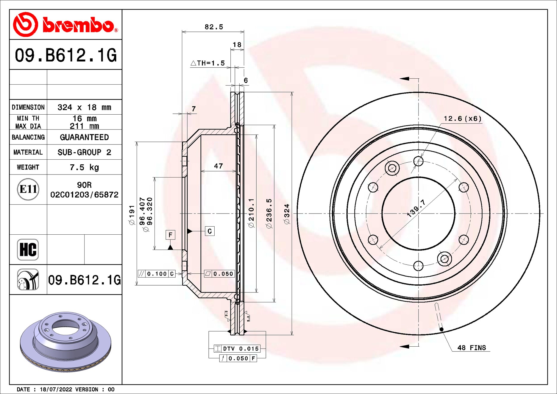 BREMBO KT 10 020 BEYOND...
