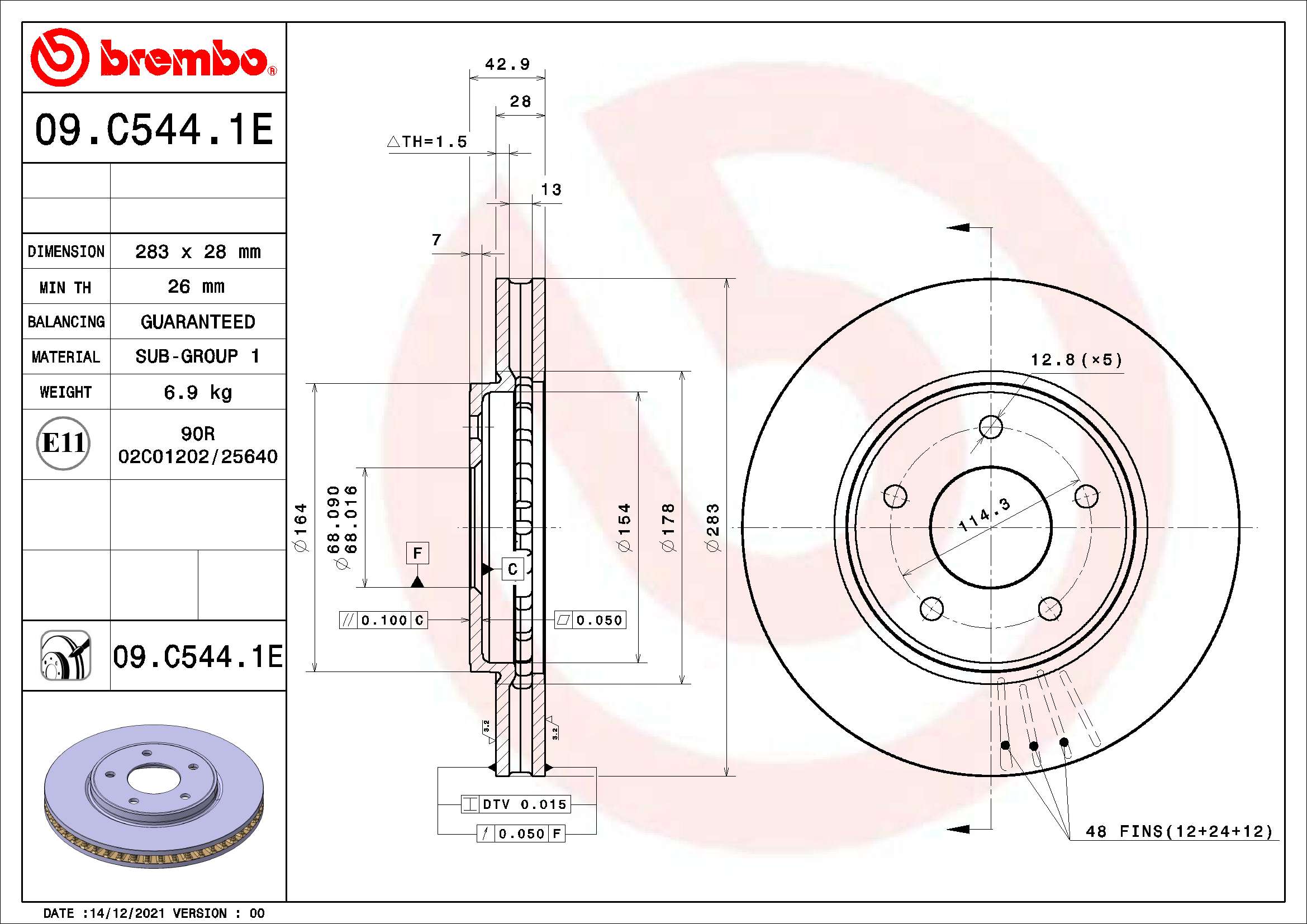 BREMBO KT 08 018 Kit freno,...