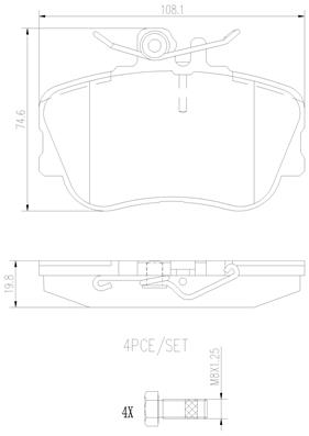 BREMBO P06017N PRIME LINE - Ceramic Bremsbelagsatz, Scheibenbremse