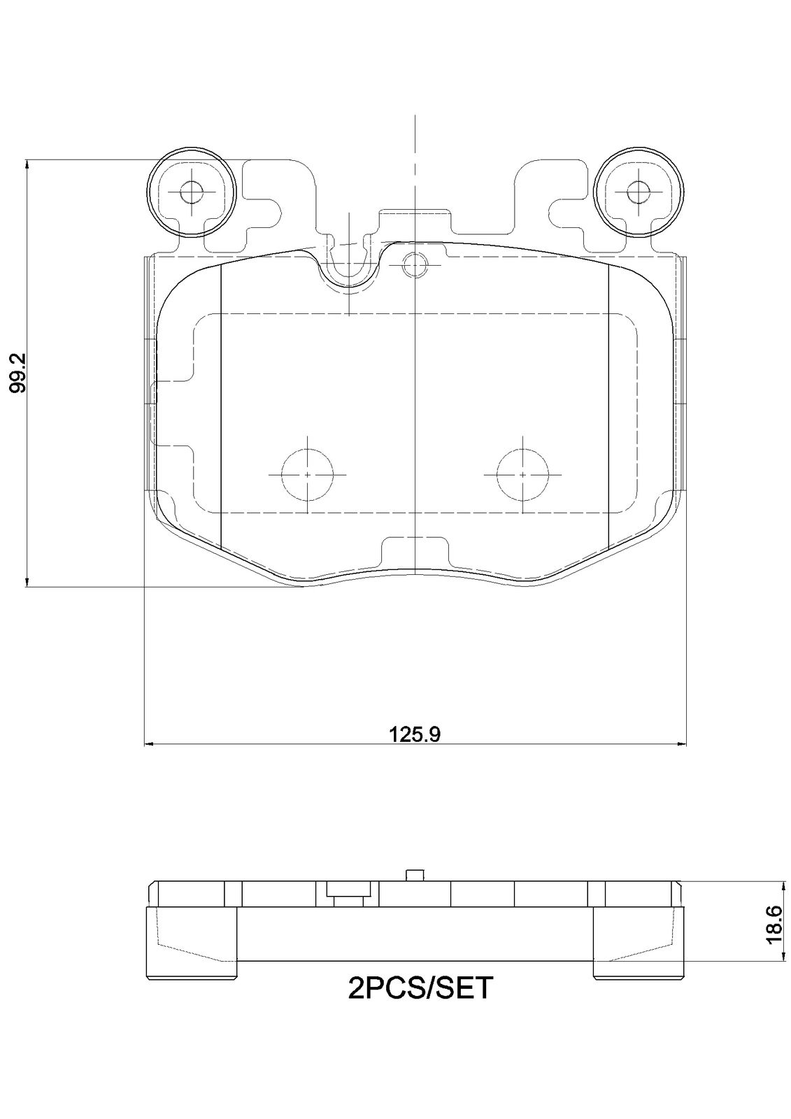 BREMBO P 06 120 PRIME LINE Sada brzdových platničiek kotúčovej brzdy